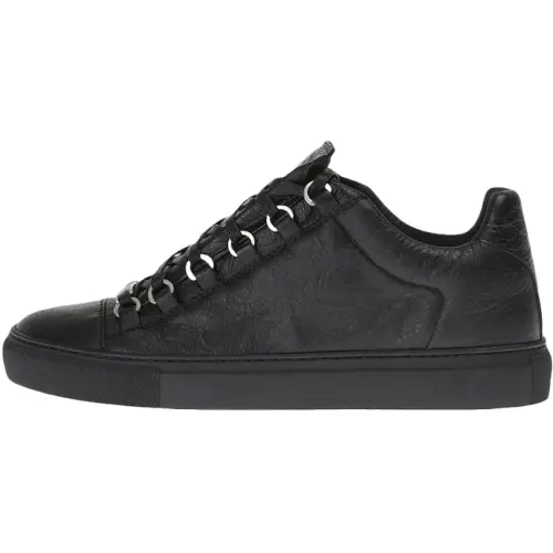 Balenciaga Arena Low top Skateboard Shoes Men's Black