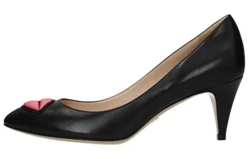 GUCCI Cone Heel High Heels Women's Black