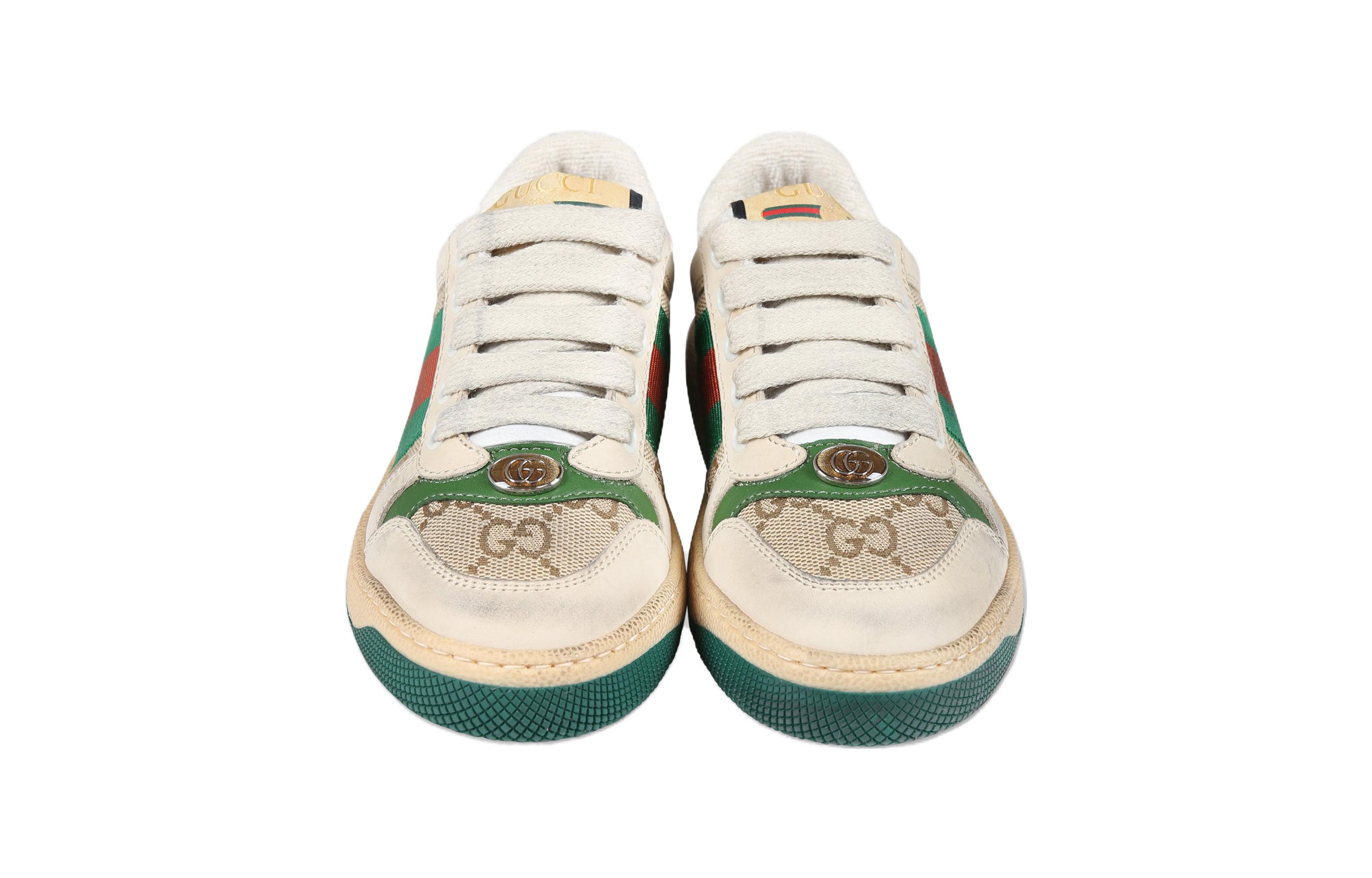 Кеды Gucci Screener GG (желтые) — фото 3