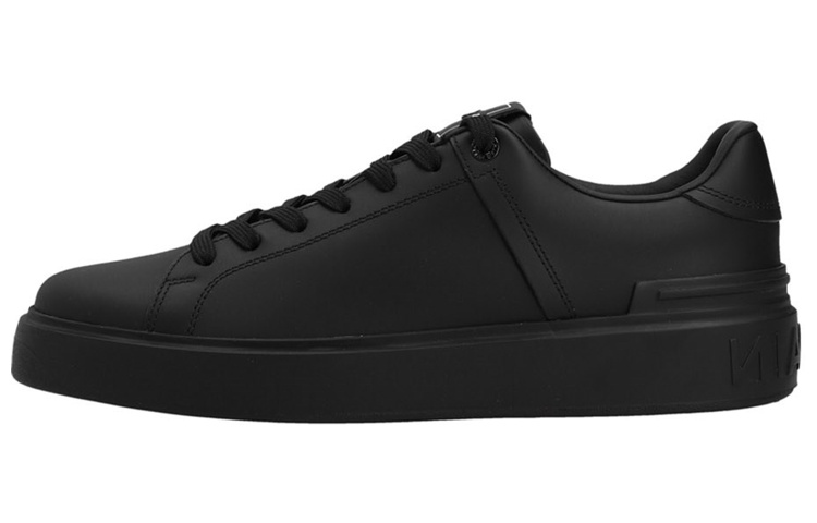 Мужские кеды BALMAIN B-Court (черные)