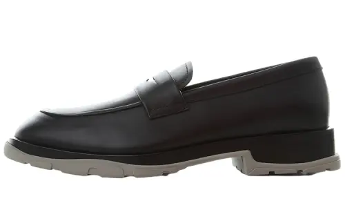 Alexander McQueen Leather Casual Shoes Men's Black