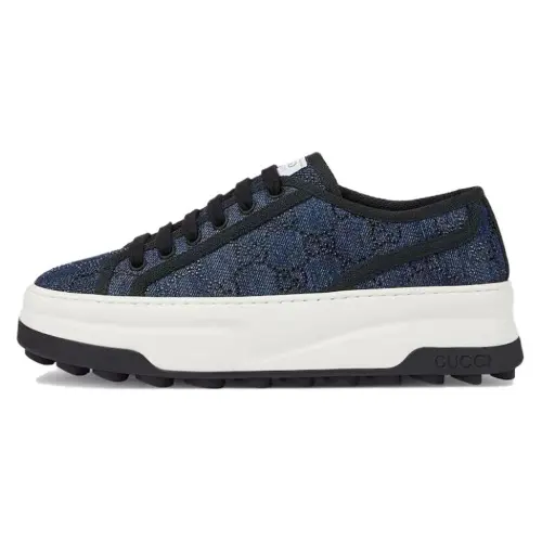 Gucci Wmns Tennis 1977 Low 'Denim Crystals' Women's