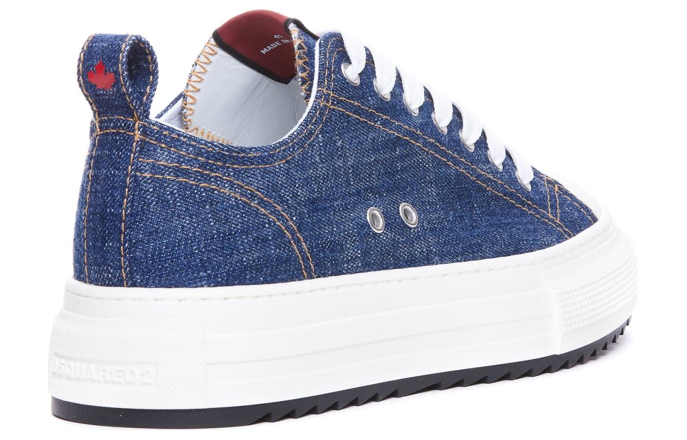 DSQUARED 2 Low top Skateboard Shoes Men's Blue