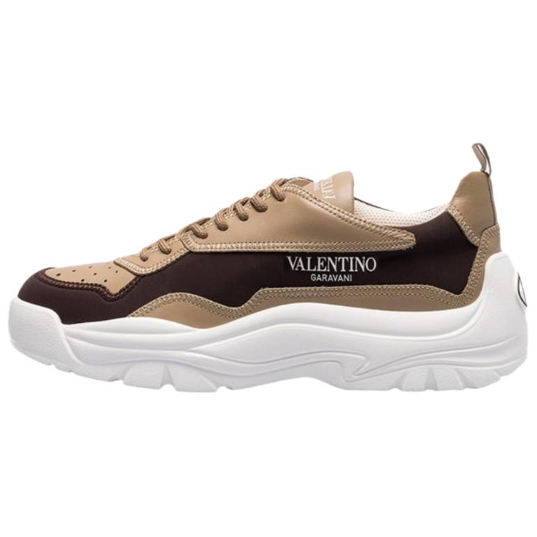 Мужские кеды Valentino 3Y2S0B17SFQKF1 (коричневые)