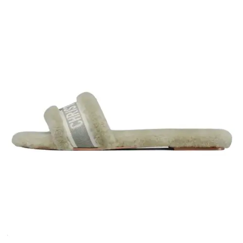 DIOR Chez Moi Slide Slippers Women's Green