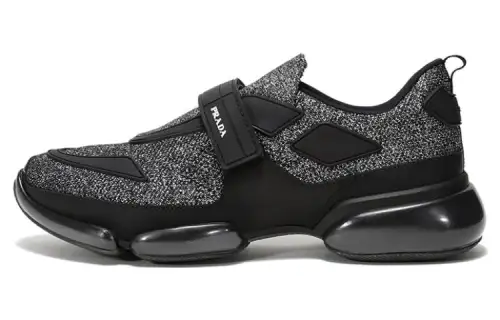 PRADA Cloudbust Fashion Casual Shoes Men's Black Silver