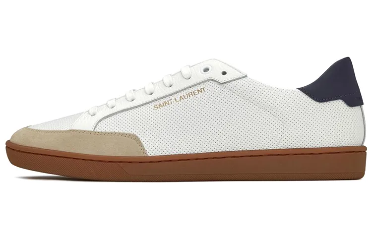 SAINT LAURENT Court Classic SL/10 Lace-Up Sneakers