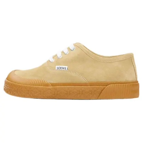 LOEWE Paula's Ibiza X LOEWE Terra Vulca Lace-Up Sneaker 'Gold'