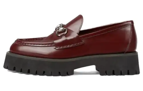 Gucci Wmns Cordovan Lux Loafer 'Vintage Burgundy' Women's