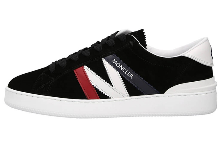 Мужские кеды Moncler Monaco M (черные)