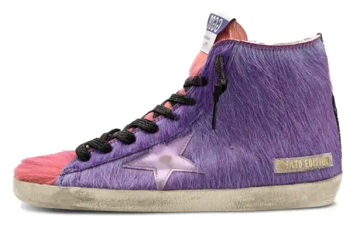 Golden Goose Francy Stylish Skateboarding Shoes Men's Light Purple
