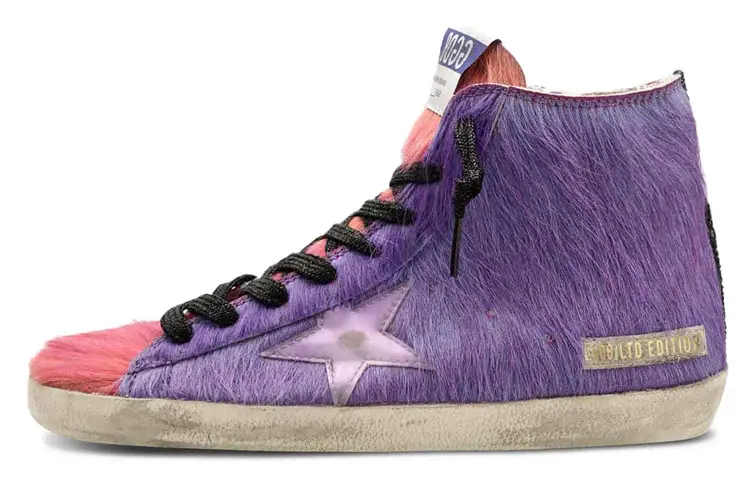 Golden Goose Francy Stylish Skateboarding Shoes Men's Light Purple