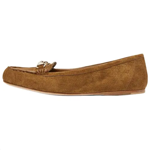 GUCCI Horsebit Casual Shoes Women's Light Brown