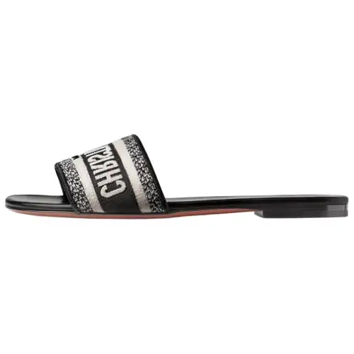 DIOR Dway Slide Slippers Women's Black