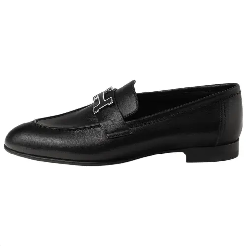 HERMES PARIS Loafers 1.7CM Women's Black