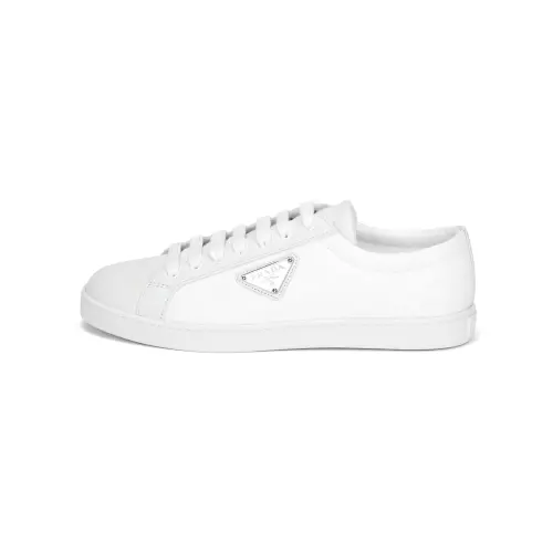 PRADA Prax 01 Sneakers Re Nylon Brushed Leather White
