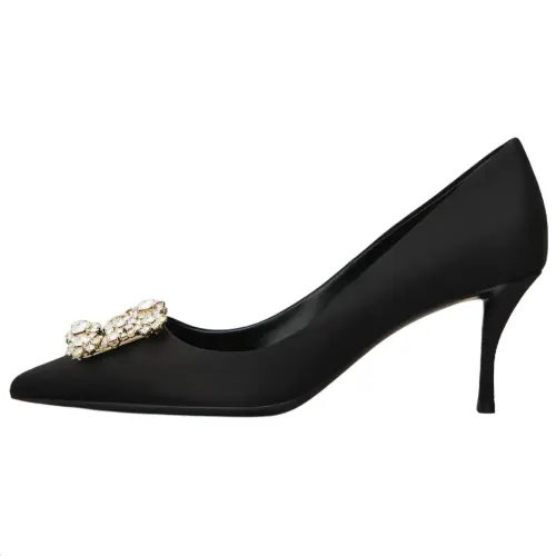 Roger Vivier Embellished Pointed Toe Pumps