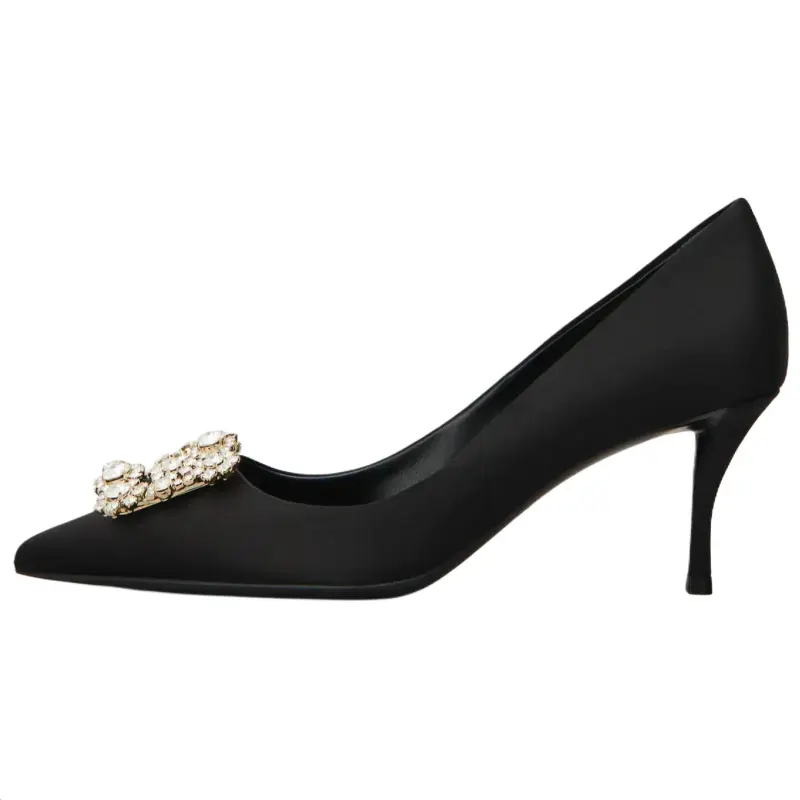 Roger Vivier Embellished Pointed Toe Pumps