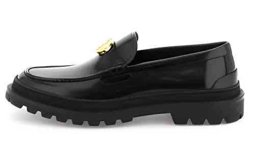 DIOR Explorer Leather Casual Shoes Men's Black