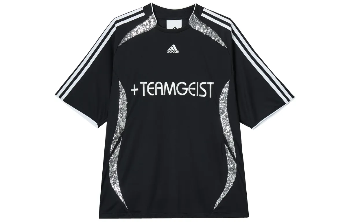 Adidas Teamgeist sequin-embellished jersey