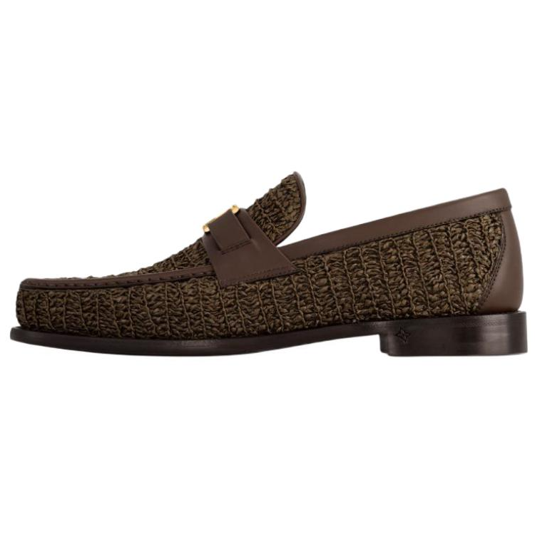 LOUIS VUITTON Major Loafers Men's Brown