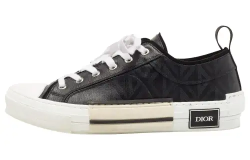 DIOR B23 Low Top Black Cd Diamond