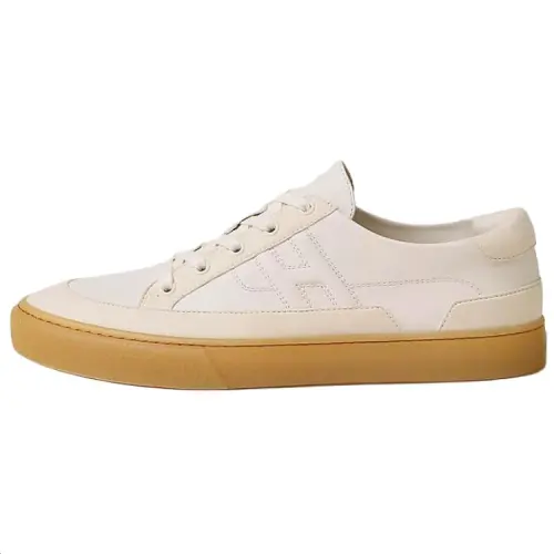 HERMES Deep Low top Skateboard Shoes 3cm Men's Beige