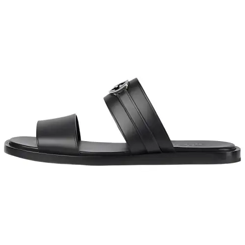 GUCCI Interlocking Slide Slippers Men's Black