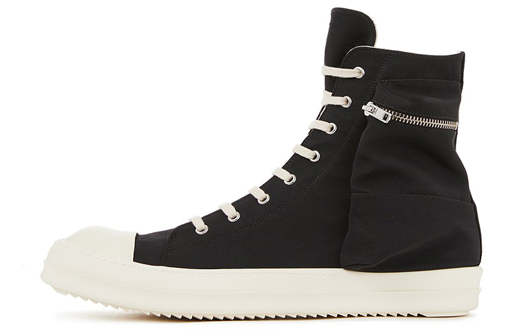 Мужские кеды Rick Owens DRKSHDW Fogachine Cargo (черные)