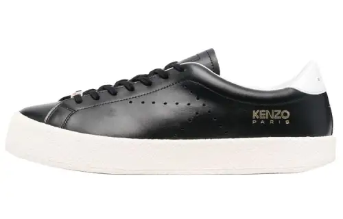 KENZOswing Lace-up Leather Sneakers