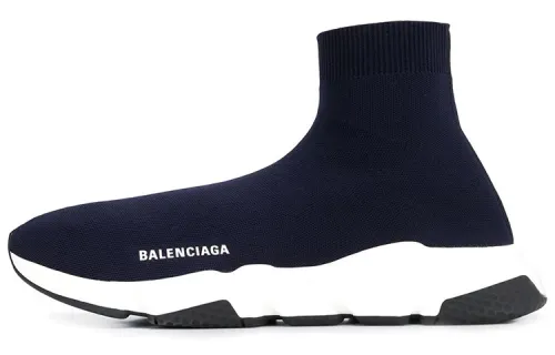 Balenciaga Speed Trainer Navy White Sole