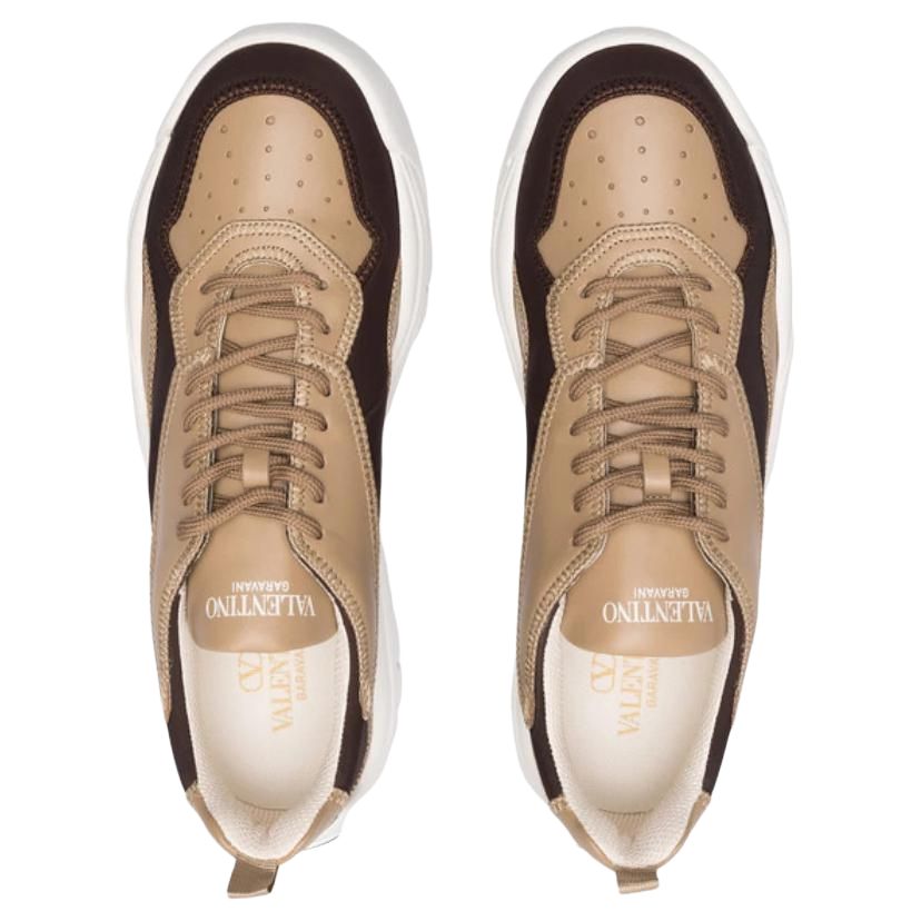 Мужские кеды Valentino 3Y2S0B17SFQKF1 (коричневые) — фото 5