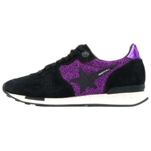 Golden Goose Running Series Casual Shoes Men's Low Top Purple/Black