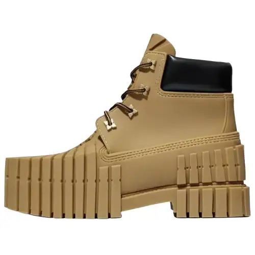 MSCHF Brown low boots with shoelaces for men and women, round toe
