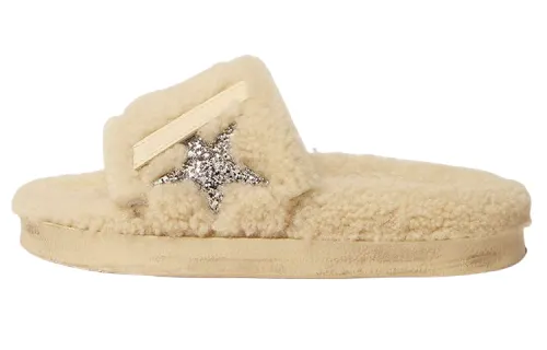 Golden Goose Poolstar Abrasion Resistant Slide Slippers Women's Beige