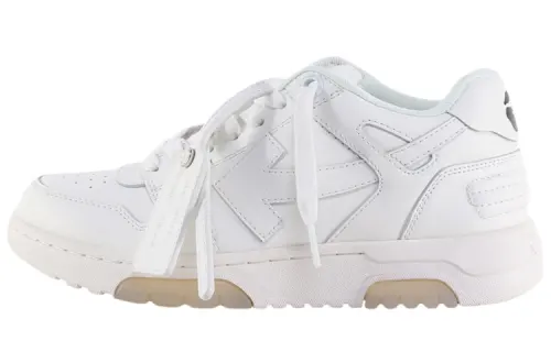 OFF WHITE Out Of Office 'OOO' Low White White Women's
