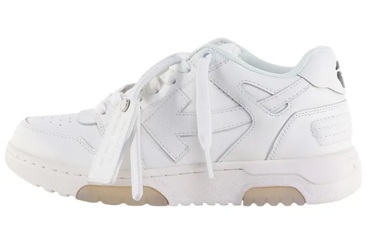 OFF WHITE Out Of Office 'OOO' Low White White Women's