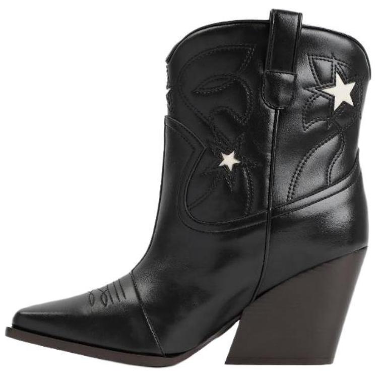 Stella McCartney Cloudy Alter 85mm Embroidery Cowboy Boots