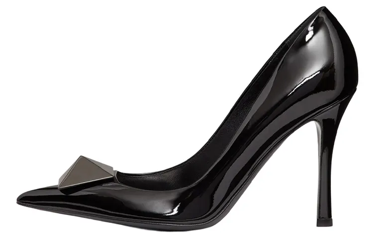 Valentino Garavani One Stud 100mm Patent-leather Pumps