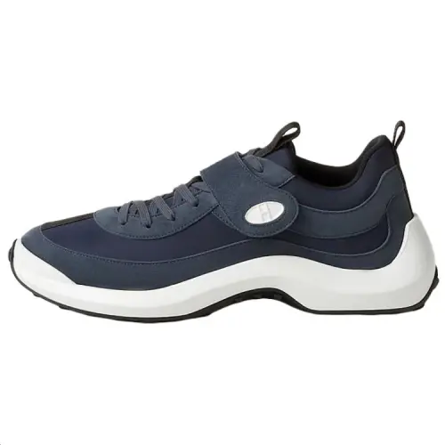 HERMES Loop Low top Casual Shoes 4cm Men's Sky Blue