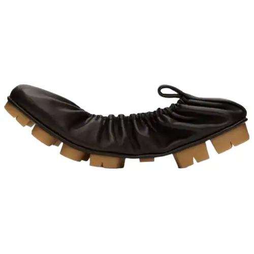 Bottega Veneta Leather Casual Shoes Women's Brown
