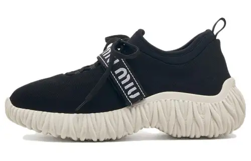 MIU MIU Low top Casual Shoes Women's Black