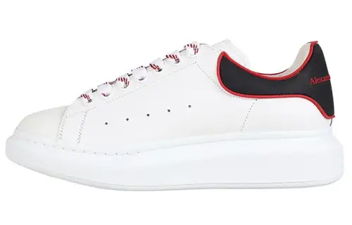 Alexander McQueen Oversized White Black Red Outline