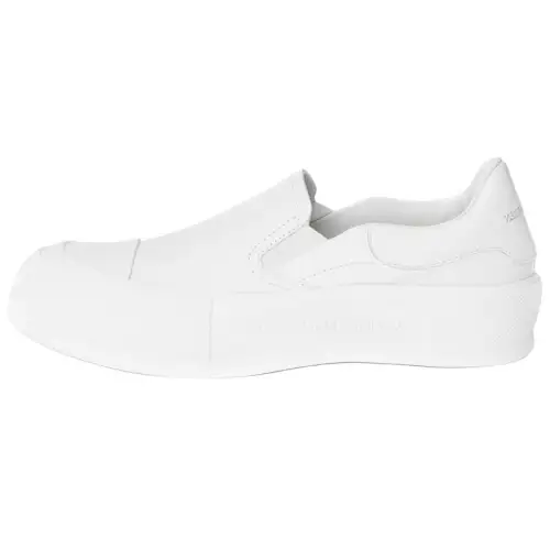 Alexander McQueen Deck Skate Plimsoll 'Optic White' Women's