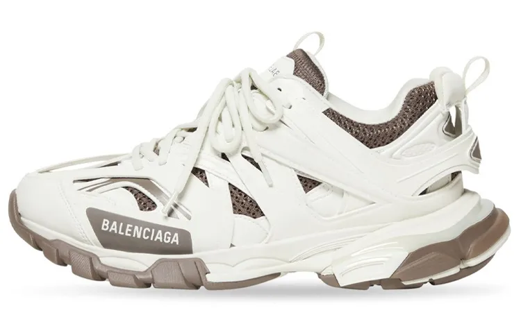 Balenciaga Track 1.0 Low top Chunky Sneakers Men's Gray White