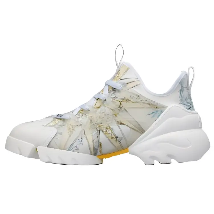 DIOR D Connect Low top Sports Casual Shoes Women's White
