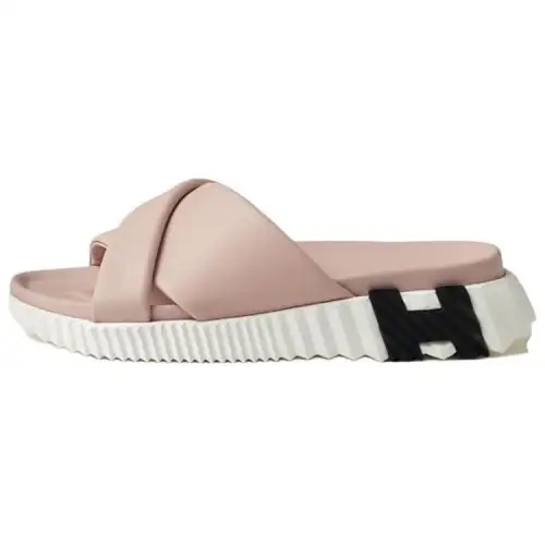 HERMES Slide Slippers Women's Pink