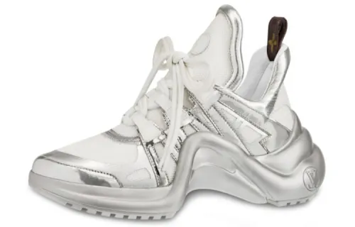 LOUIS VUITTON Lv Archlight Sports Shoes Silver Women's