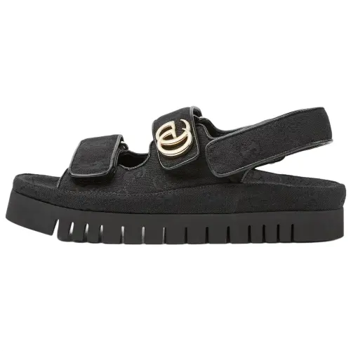GUCCI One Strap Sandals Women's Black