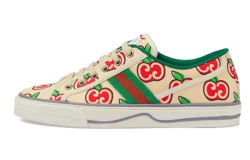 Gucci Wmns Tennis 1977 'GG Apple Print' Women's